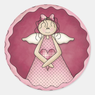 Stickers design Little Angel Girl D1