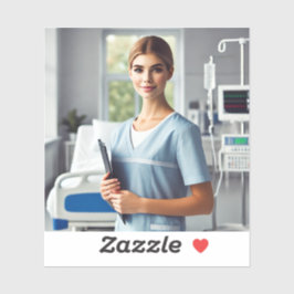 Stickers designen Krankenschwester Tag Aufkleber