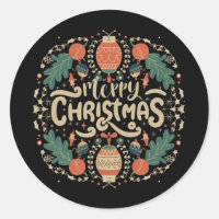 Stickers Détail de Noël jovial