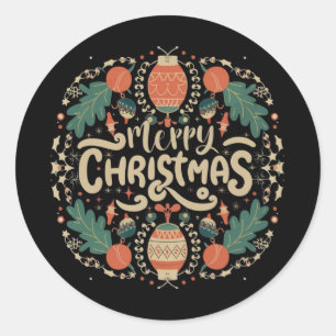 Stickers Détail de Noël jovial