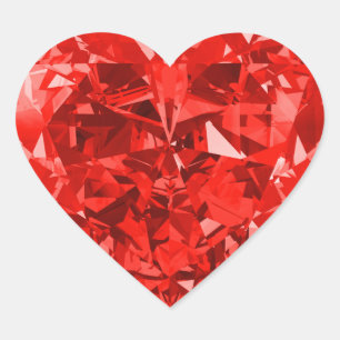 Stickers Diamant Rouge