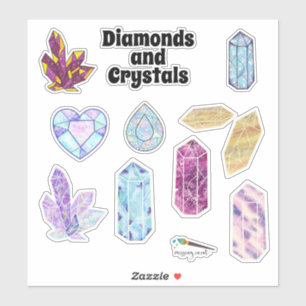 Stickers Diamonds et Crystals
