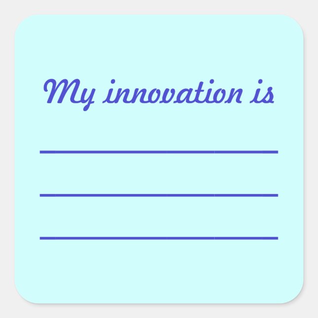 Stickers d'idées d'innovation (Devant)