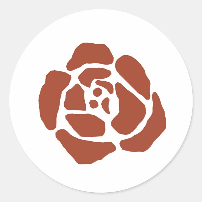 Stickers d'impression rose Motif Block (Devant)