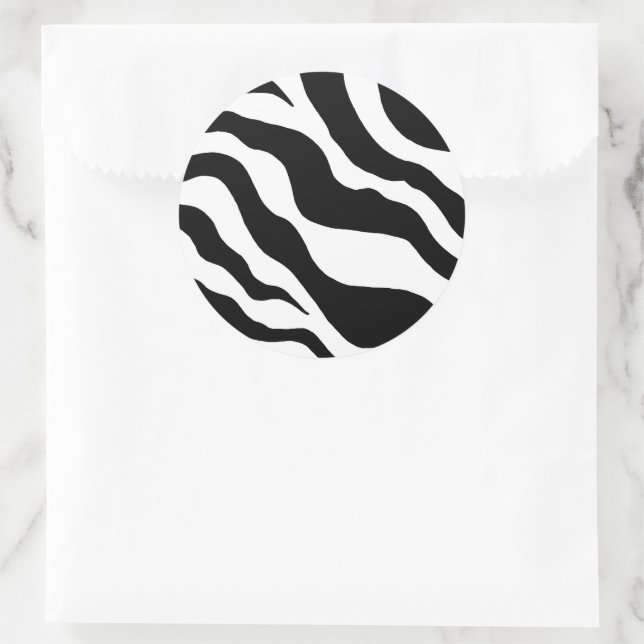 Stickers d'impression Zebra (Sac)