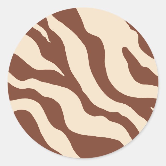 Stickers d'impression Zebra (Devant)