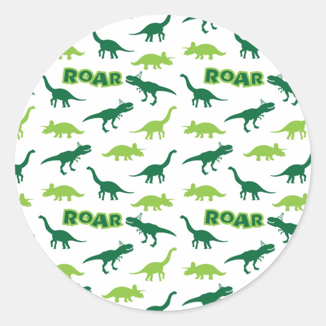 Stickers Dinosaur Roar (Devant)