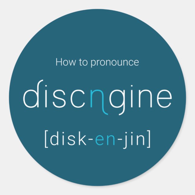 Stickers Disk-En-Jin (Devant)