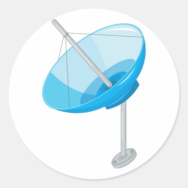 Stickers Disque Satellite (Devant)