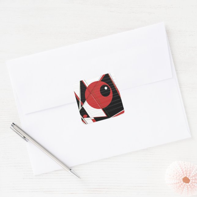 Stickers d'observation des yeux rouges (Enveloppe)