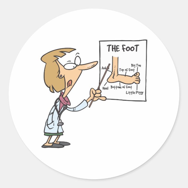 Stickers Docteur Pied (Devant)