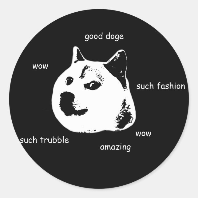 Stickers Doge (Devant)