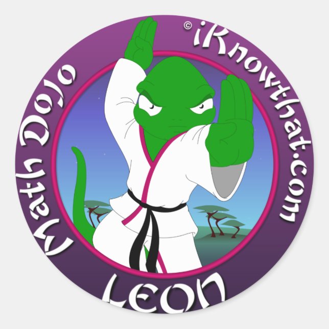 Stickers Dojo Leon (Devant)