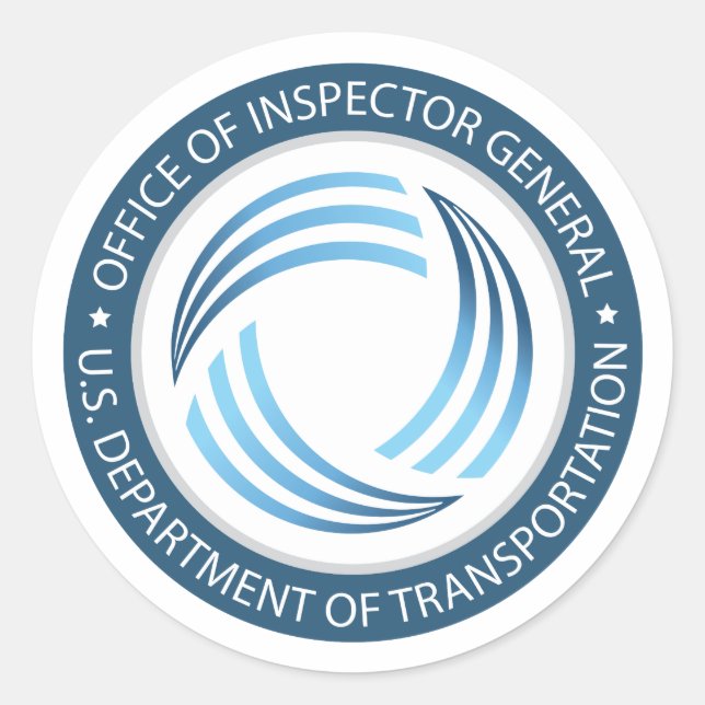 Stickers DOT OIG (Devant)