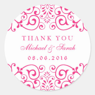 Stickers Douche Couple Floral Rose Blanc