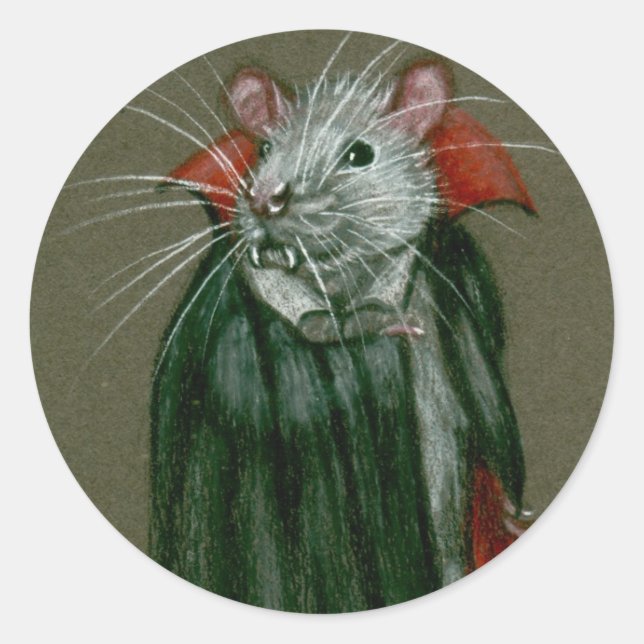 Stickers Dracula Nombre de Rats (Devant)