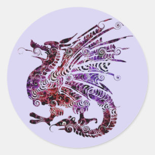 stickers dragon fantaisie
