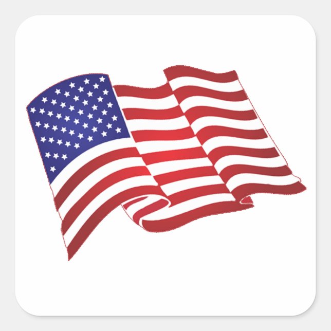 Stickers Drapeau américain (Devant)