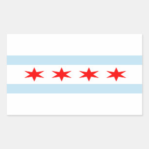 Stickers Drapeau de Chicago
