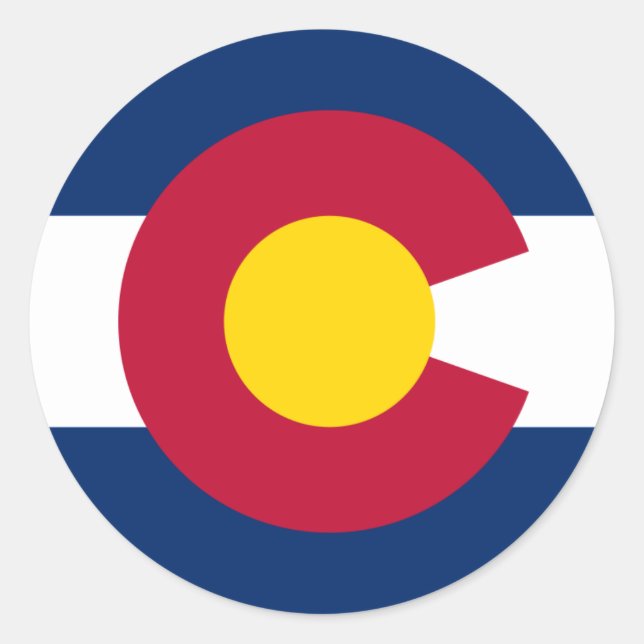 Stickers Drapeau du Colorado (Devant)