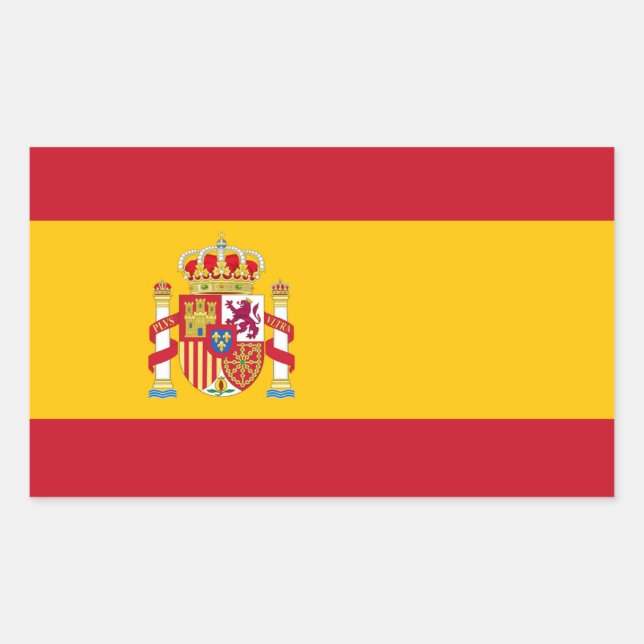 stickers drapeau espagnol (Devant)