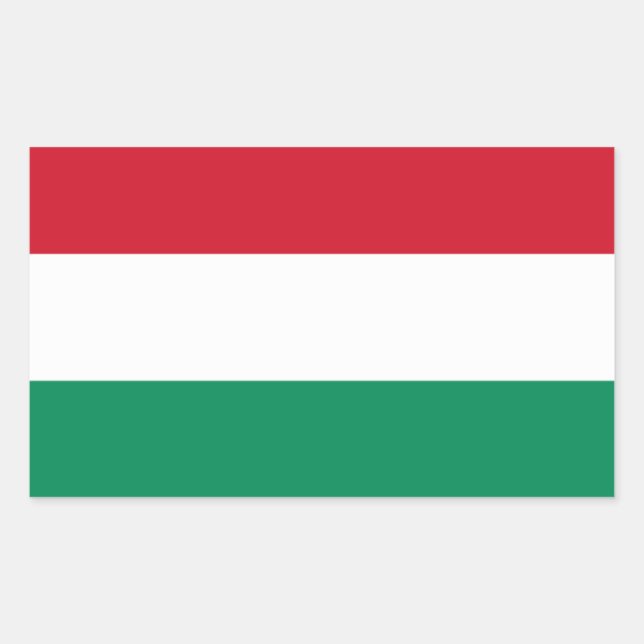 Stickers drapeau hongrois* (Devant)