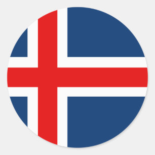 Stickers Drapeau islandais