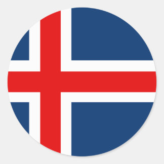 Stickers Drapeau islandais