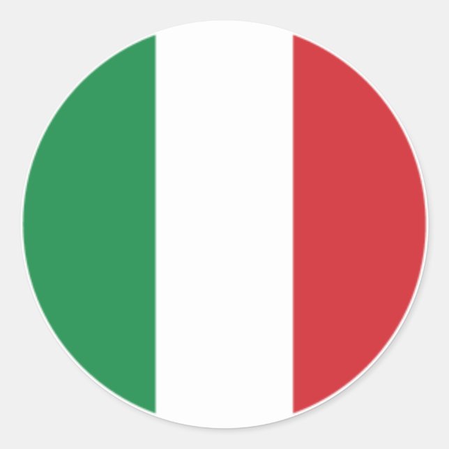 Stickers Drapeau italien par Burton (Devant)