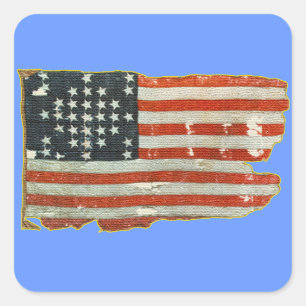 Stickers Drapeau vintage américain