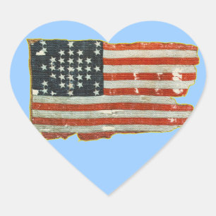Stickers Drapeau vintage américain
