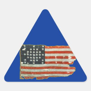 Stickers Drapeau vintage américain
