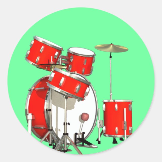 Stickers Drumset (Devant)