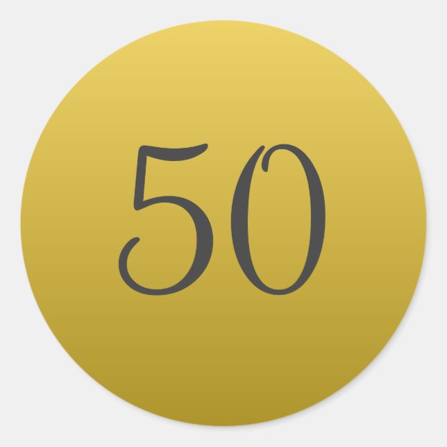 Stickers du 50e anniversaire du Mariage (Devant)