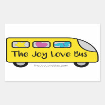 Stickers du logo du bus Joy Love