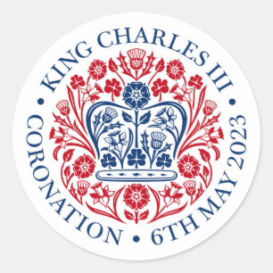 Stickers du logo officiel du couronnement King Cha