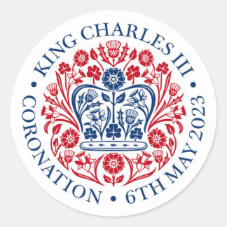 Stickers du logo officiel du couronnement King Cha
