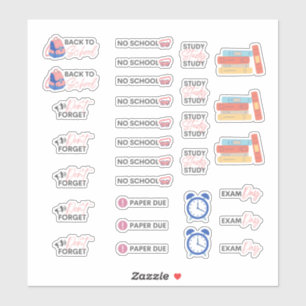 Stickers du planificateur universitaire
