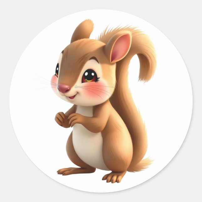 Stickers écureuil (Devant)