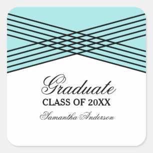 Stickers Élégant Deco Aqua Graduation