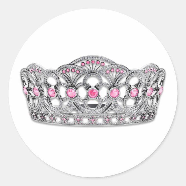 Stickers élégante Princesse Rose (Devant)