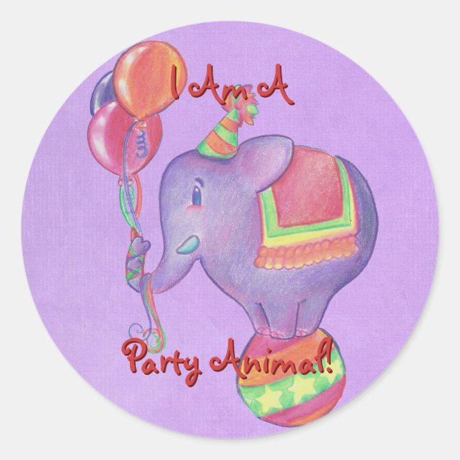 Stickers Eléphant du Parti (Devant)