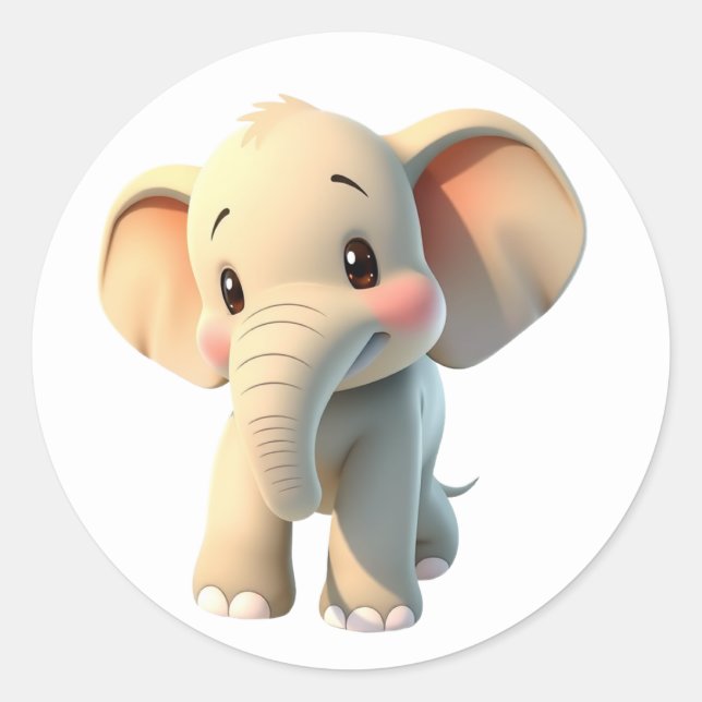 Stickers éléphants (Devant)