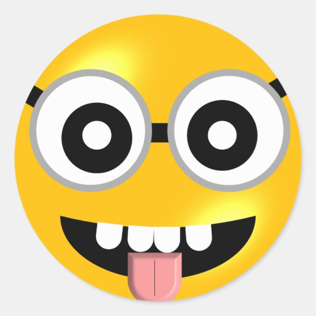 Stickers Emoji fou (Devant)