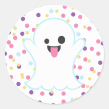 Stickers Emoji Polka Dot Ghost
