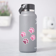 Stickers Empreinte de patte rose de la Glitterie 4