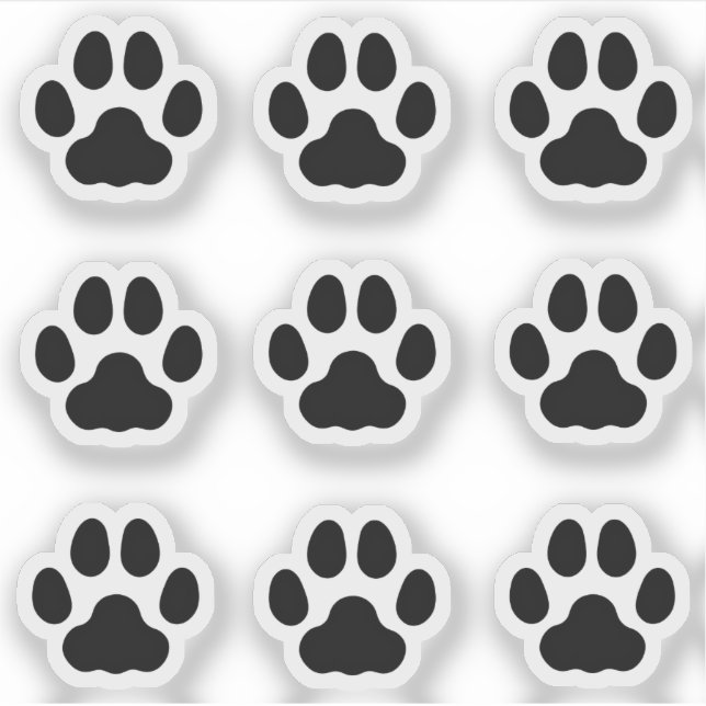 Stickers Empreintes de pattes de chats minuscules  (Devant)