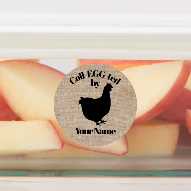 Stickers en carton d'oeuf Coll-EGG-ted par VOTRE N (Apposé)