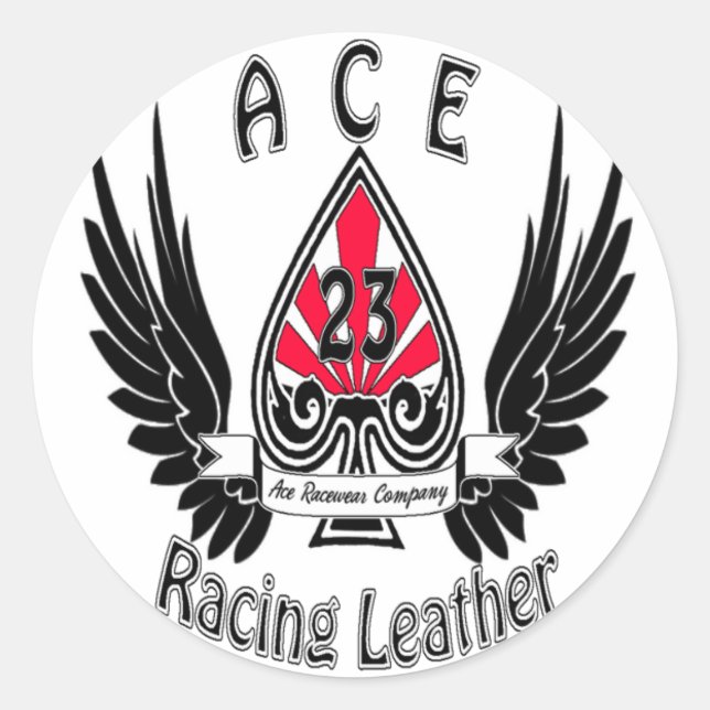 Stickers en cuir Ace Racing (Devant)