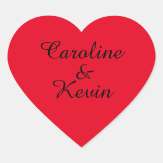 Stickers en forme de coeur pour couples